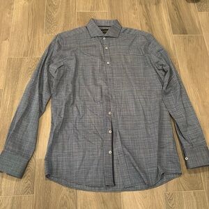 Bruun & Stengade Men’s Button Up Long Sleeve Size 15 3/4 Neck 40 Sleeve